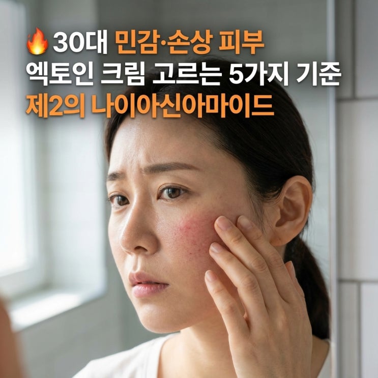   30대 민감·손상 피부 엑토인 크림 고르는 5가지 기준 | 제2의 나이아신아마이드