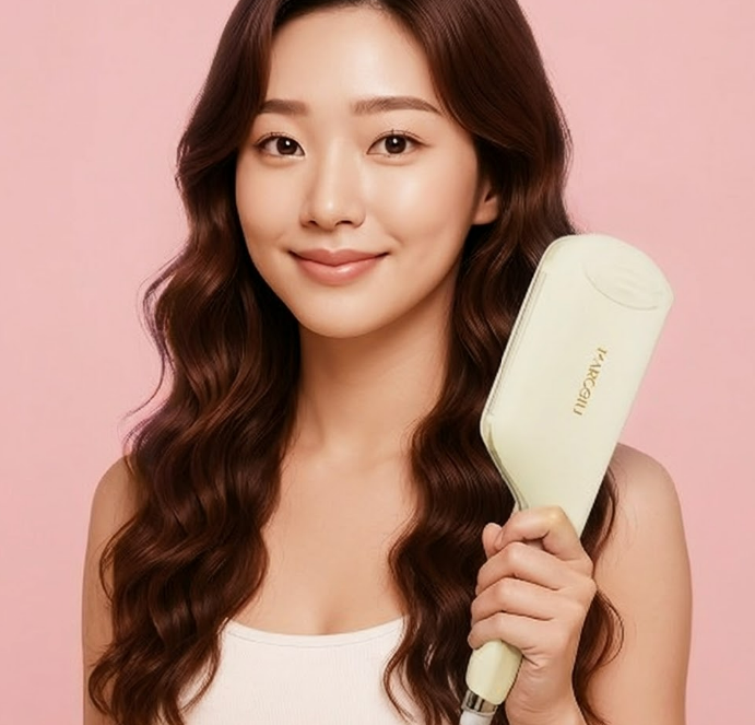 마르세이유 물결고데기 버블컬로 뿌리 볼륨까지, 집에서도 미용실 다녀온 머리 가능해요