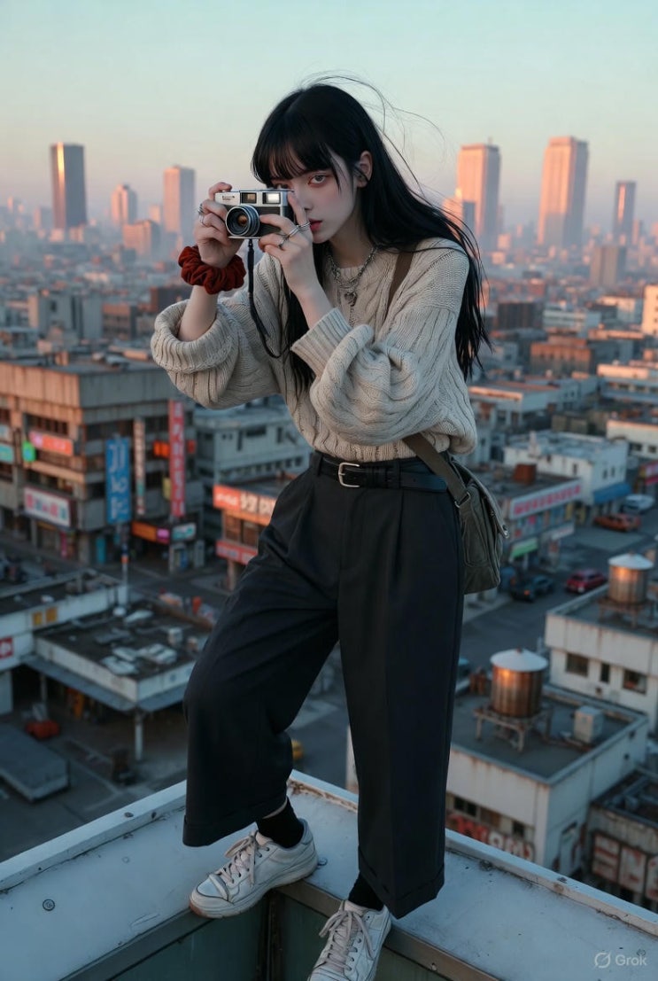  일상속 소녀 일러스트 2601059