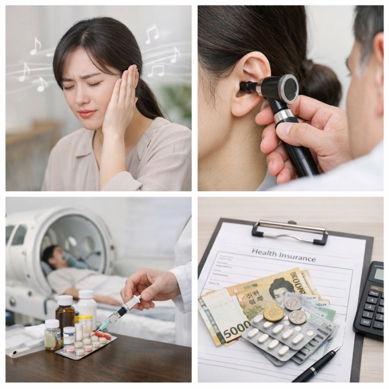 돌발성난청 치료 골든타임 증상 실비보험
