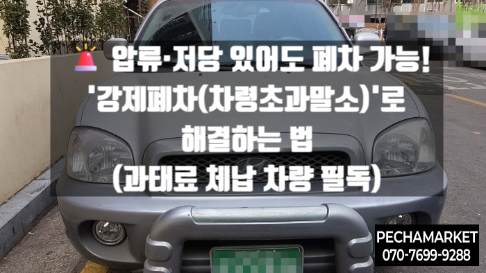   압류·저당 있어도 폐차 가능! '강제폐차(차령초과말소)'로 해결하는 법 (과태료 체납 차량 필독)