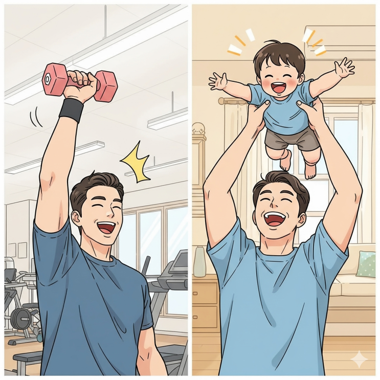  매일 헬스장을 갈 수 있게 되었습니다