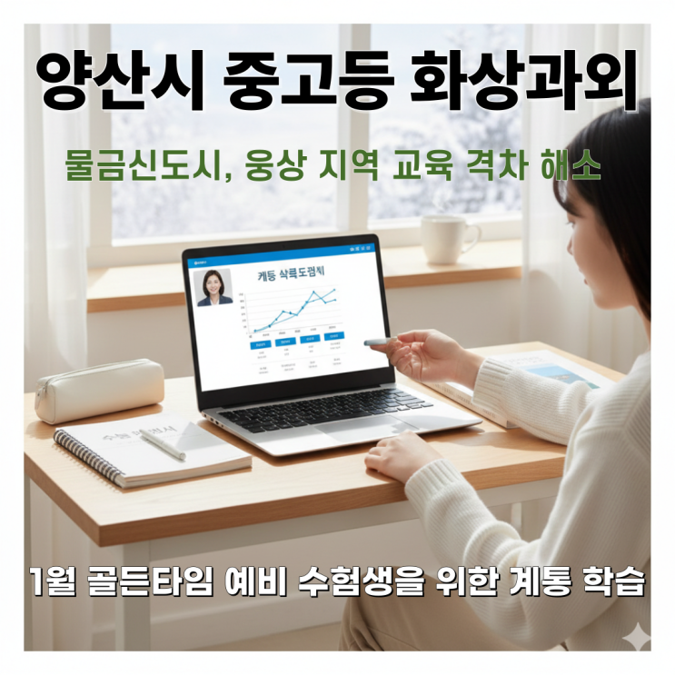  양산시 중고등 화상과외 1월 골든타임 예비 수험생을 위한 계통 학습 가이드