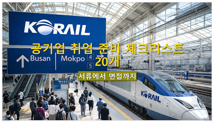  공기업 취업준비 체크리스트 20개 : 서류에서 면접까지