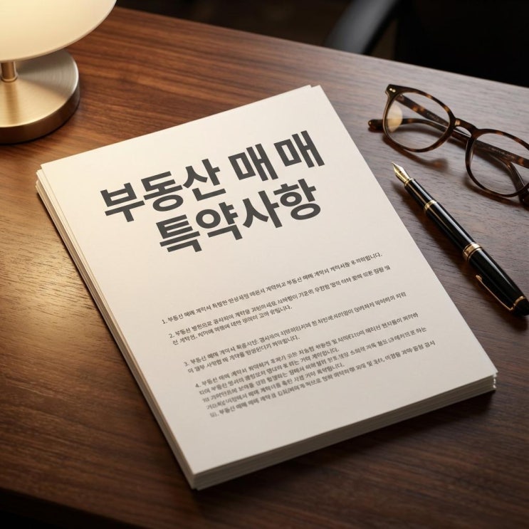 부동산 매매 계약서 특약사항 안 썼다가 낭패 봤어요! 필수 문구 3가지 복사해서 쓰세요 (누수/대출)