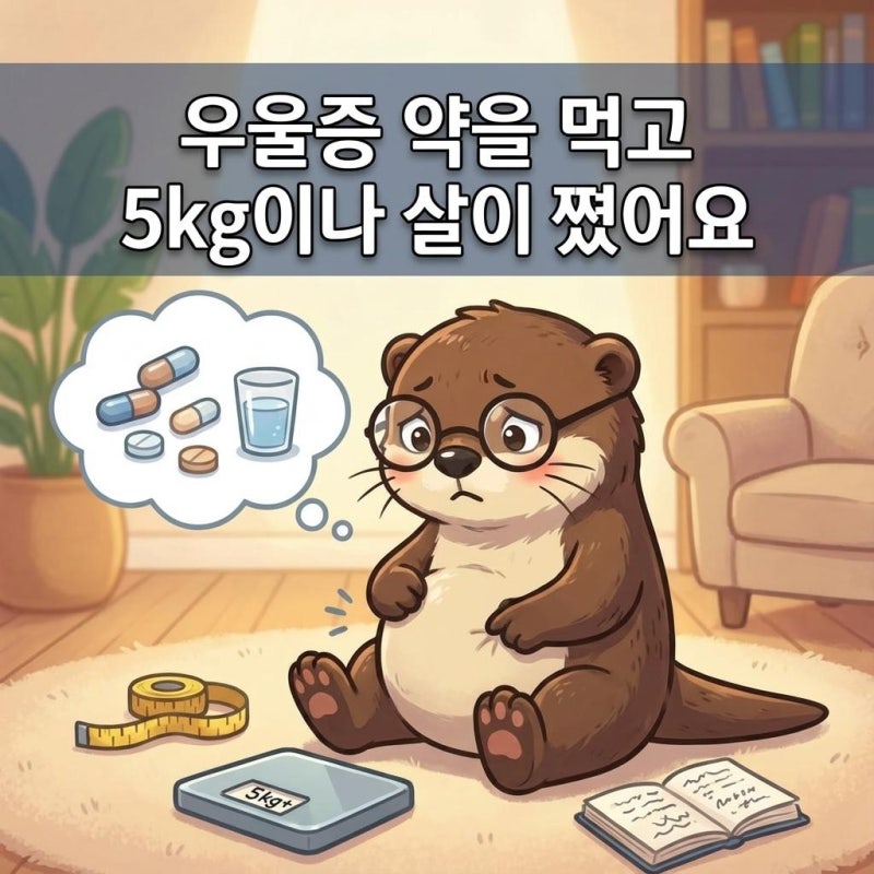 우울증약 먹고 5kg이나 살이 쪘어요: 우울증약 살찜? 정신과 의사가 설명하는 오해와 진실