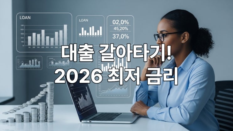  2026년 최저 금리, 대출 갈아 타고 얼마나 아꼈을까요?
