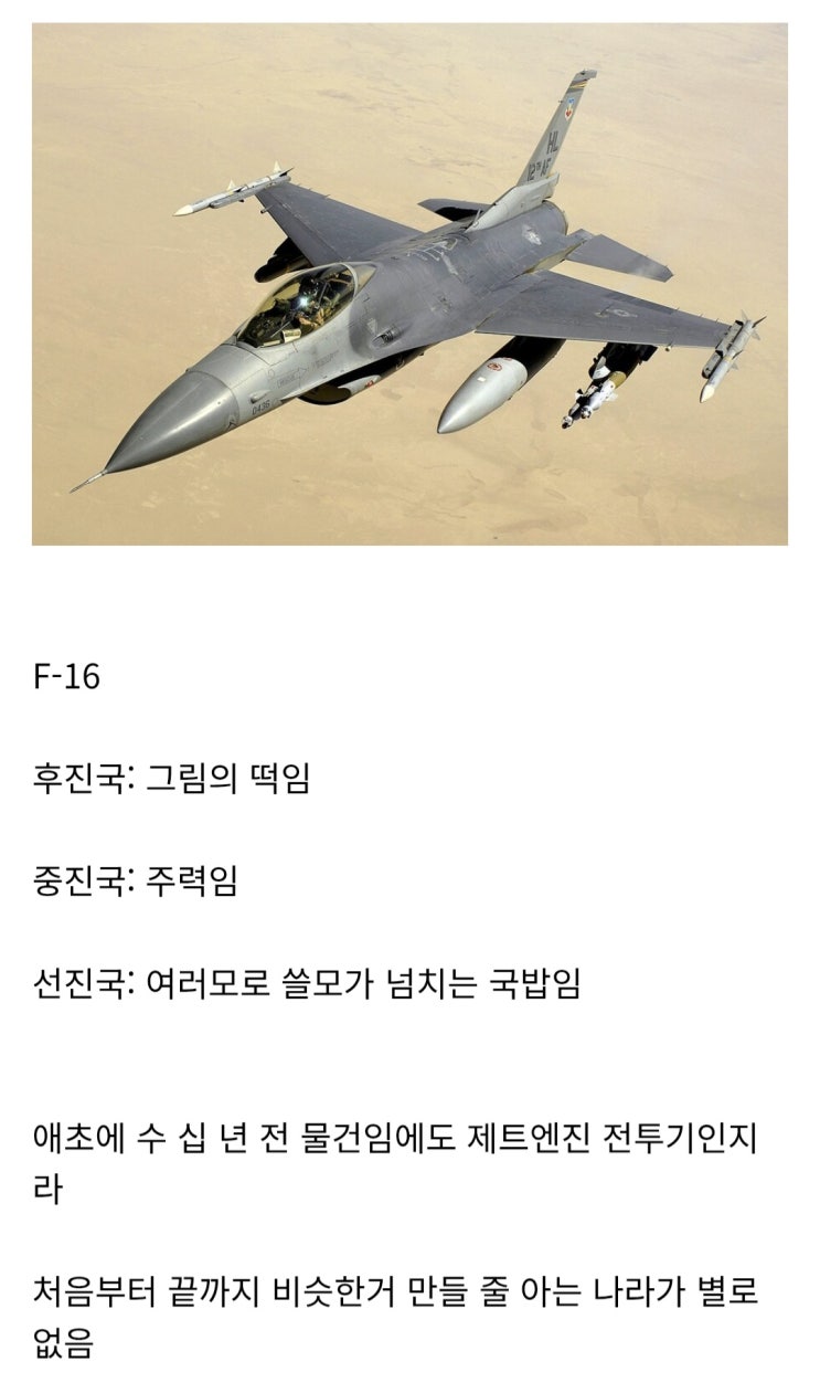  78년도에 나왔지만 여전히 짱짱한 현역인 전투기.jpg