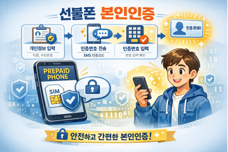  선불폰 본인인증 Q&A 매뉴얼 실제 개통 후기 및 주의사항