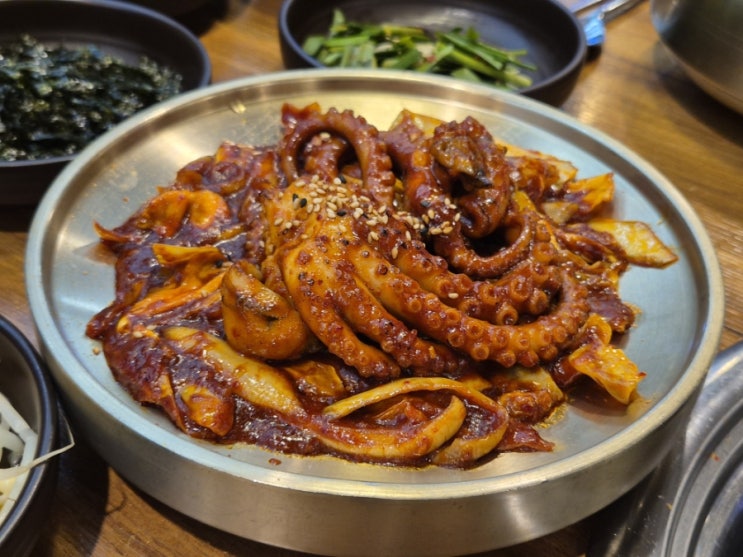  잠실 롯데월드몰 용호낙지 직화낙지볶음 세트