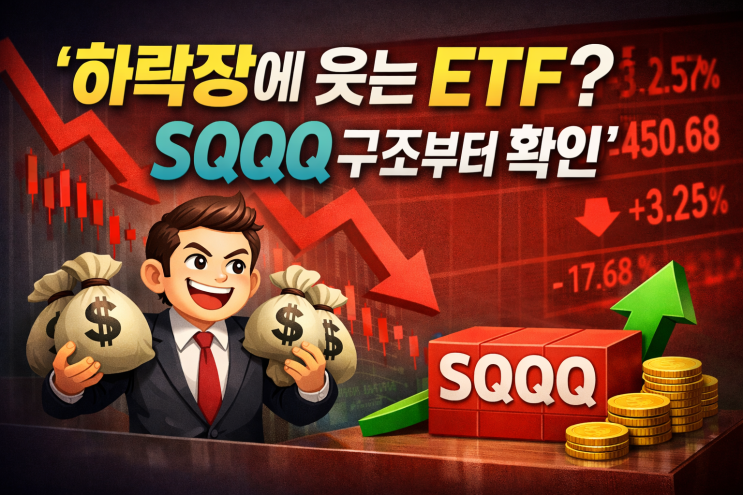  SQQQ란? 나스닥100 하락에 베팅하는 -3배 인버스 ETF, 구조와 위험까지 한 번에