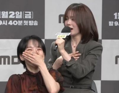   판사 이한영 제작발표회 오세영 긴장 백배?! 9년 차 배우의 반전 모습