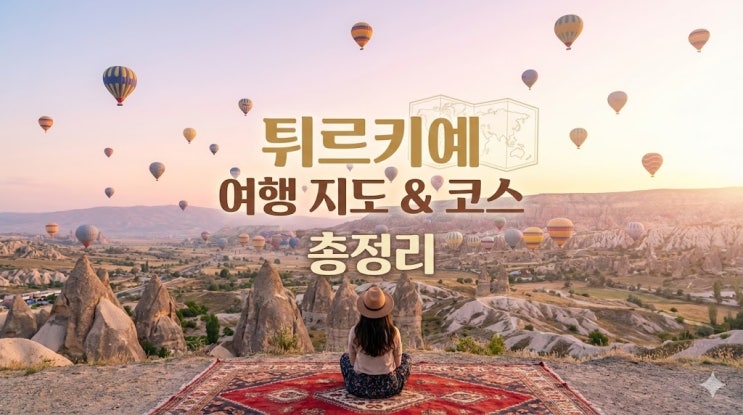  튀르키예 여행 코스 및 지도 총정리, 환율 비행시간부터 필수 준비물까지