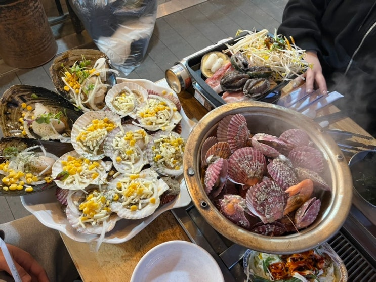  대천 조개구이 내돈내산, 조개 싫다고 삼겹살 무한리필만 찾던 남친도 반한 대천 마니마니 조개구이