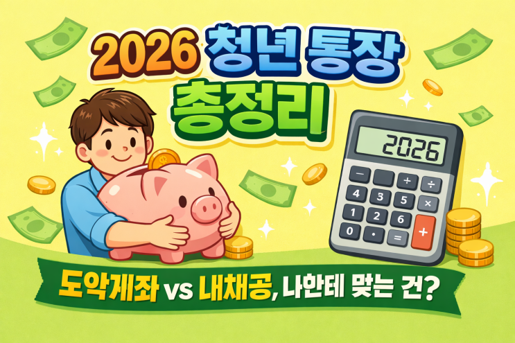  2026년 청년 도약 계좌/내일채움공제 신청 조건 (확인 필수!)