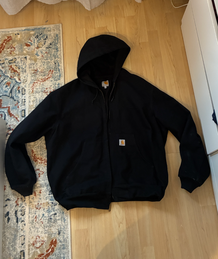  [칼하트] Carhartt OG 덕액티브 j131 워크자켓 | 내돈내산 XL 사이즈 블랙 리뷰 | 후드자켓