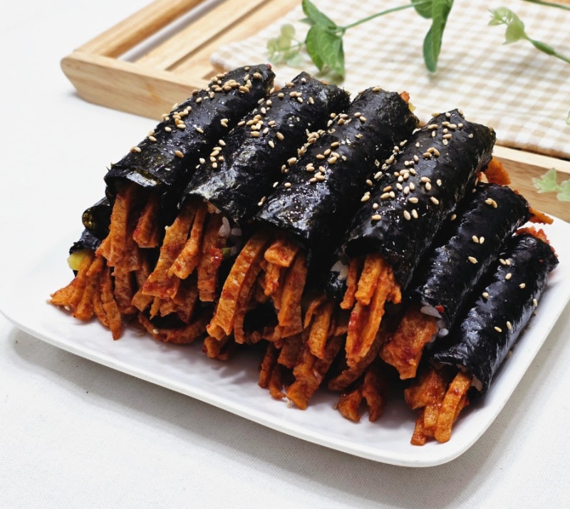 매운어묵김밥 만들기 어묵볶음레시피 초간단 꼬마김밥