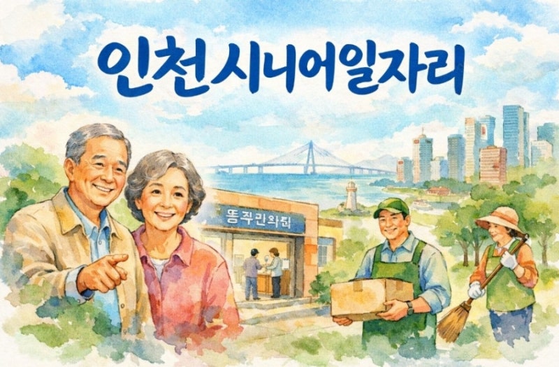 인천 시니어일자리 구하는 방법｜주민센터부터 시니어클럽까지