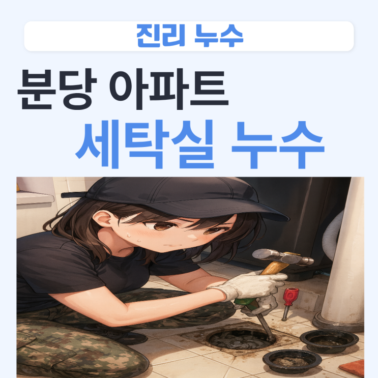  분당 아파트누수 구미동 세탁실 유가 방수공사 업체 추천