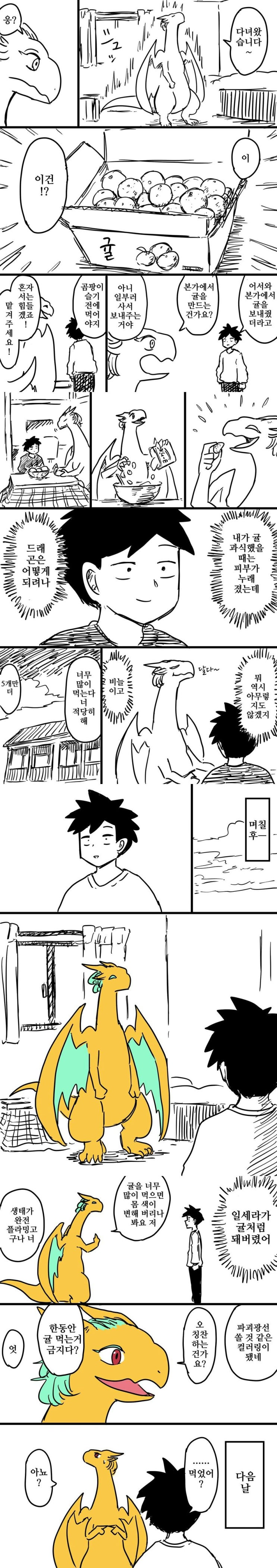  드래곤이 귤먹는.manhwa