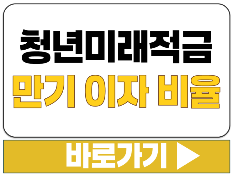  청년미래적금 일반형 우대형 만기 3년 이자 6% 12% 기여금 지원 비율