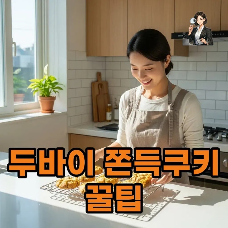 두바이 쫀득쿠키 만들기 홈베이킹 레시피와 재료 팁
