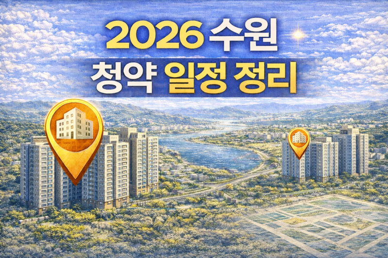 2026년 수원 청약 일정 총정리