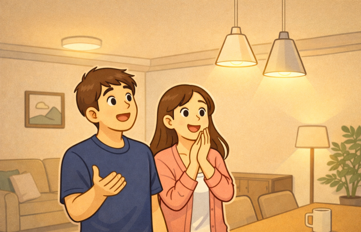  일산 풍동 인테리어조명, 집이 정돈돼 보이는 가장 쉬운 방법은? <24시간 출장전기수리 리온전기>