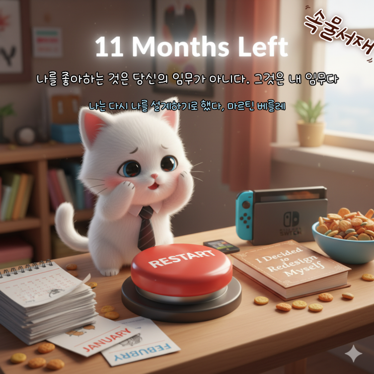  나는 다시 나를 설계하기로 했다: 아직 1년 길어요. 다시 시작합시다(오글거림 주의)_마르틴 베를레