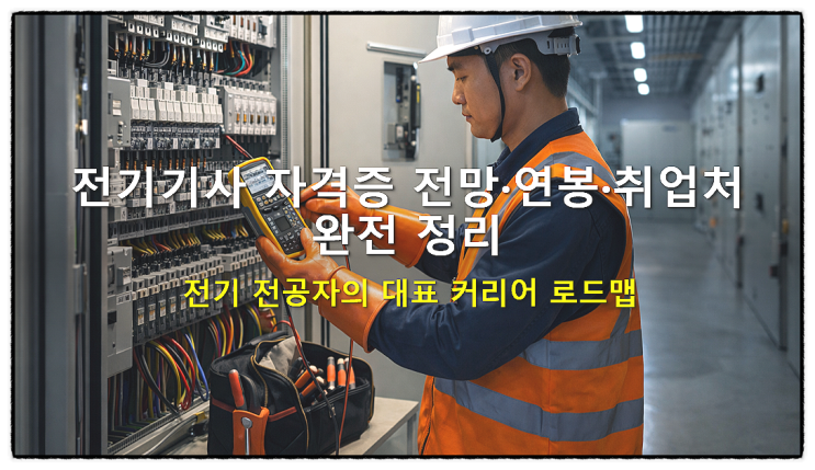  전기기사 자격증 전망·연봉·취업처