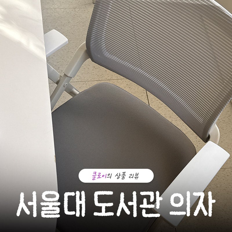 서울대 도서관 의자 린백토리 LTY100S로 공부 집중력 올린 비결