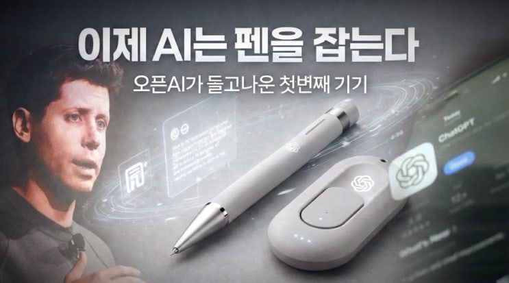 스마트폰 다음은 펜? – 오픈AI는 왜 챗GPT 펜을 만들려고 하나?