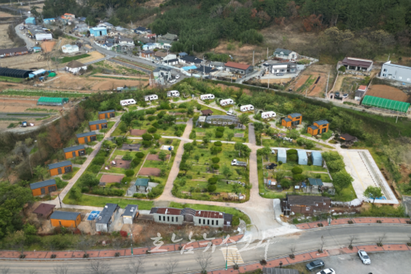  무안군, 회산백련지 오토캠핑장 새 단장..체류형 관광지로 재개장