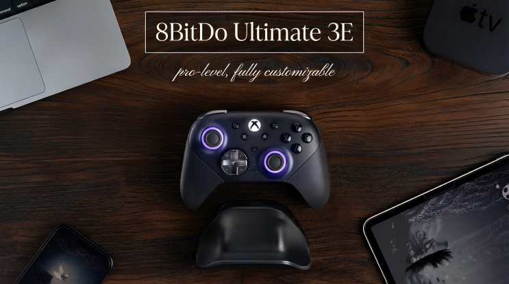  [CES 2026] 8BitDo Ultimate 3E, Xbox 공식 라이센스 모듈형 하이엔드 컨트롤러 출시
