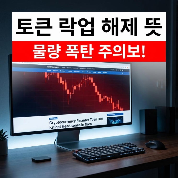  토큰 락업 해제 뜻 물량 폭탄 주의보! 베스팅 일정 확인하고 코인마켓캡으로 폭락 피하는 법