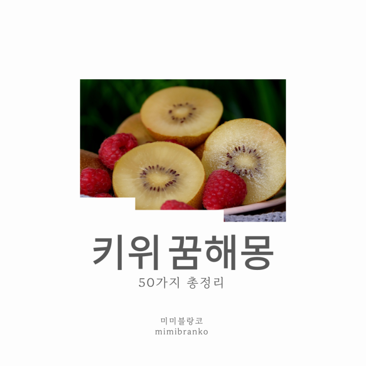  키위 꿈해몽