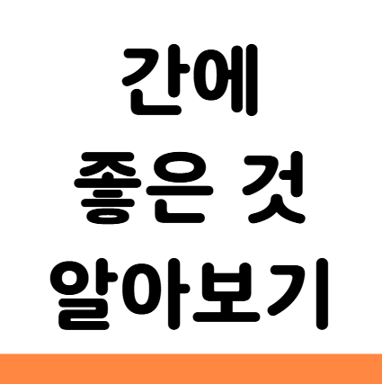  간에 좋은 음식 과일 영양제 운동