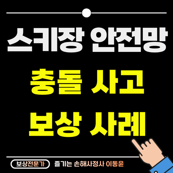 스키장 안전망 충돌로 장기 손상 보상 사례