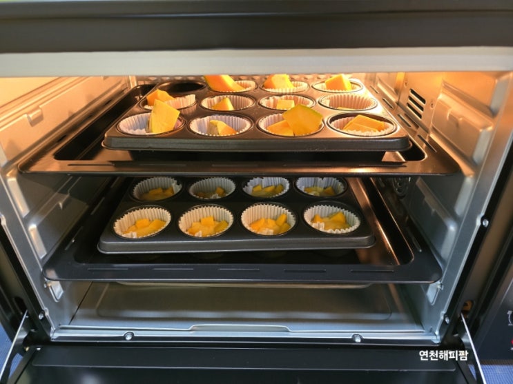  연천 호랑이배꼽마을  호배봉 단호박머핀 서리태쿠키