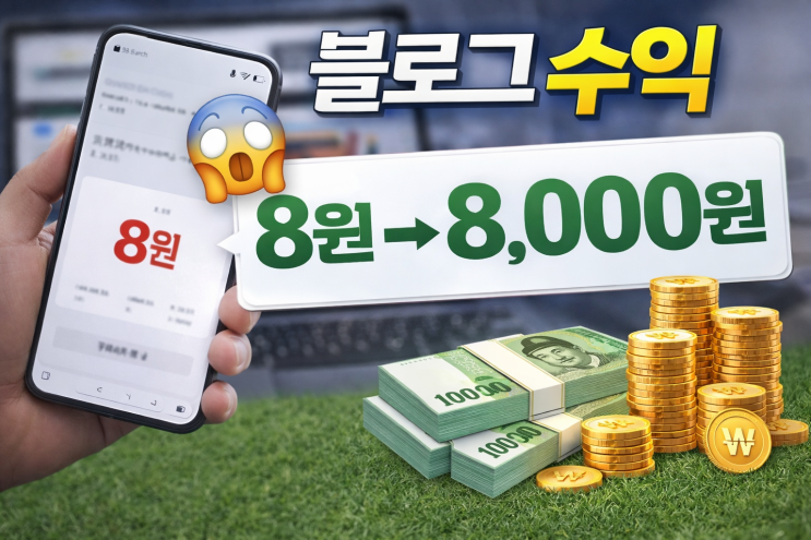  애드포스트 승인 첫날, 방문자 300명인데 수익은? '현타' 극복하고 수익 떡상하는 법은??