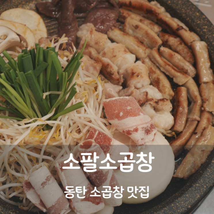  동탄곱창 맛집 소팔소곱창 소곱창 소대창 구이