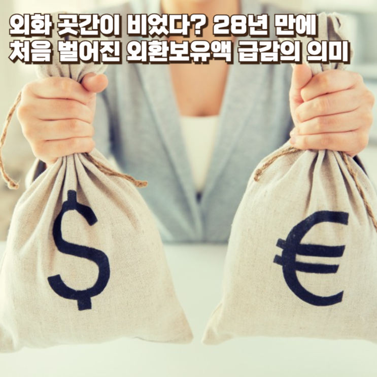  외화 곳간이 비었다? 28년 만에 처음 벌어진 외환보유액 급감의 의미