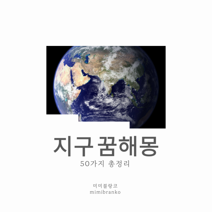  지구 꿈해몽
