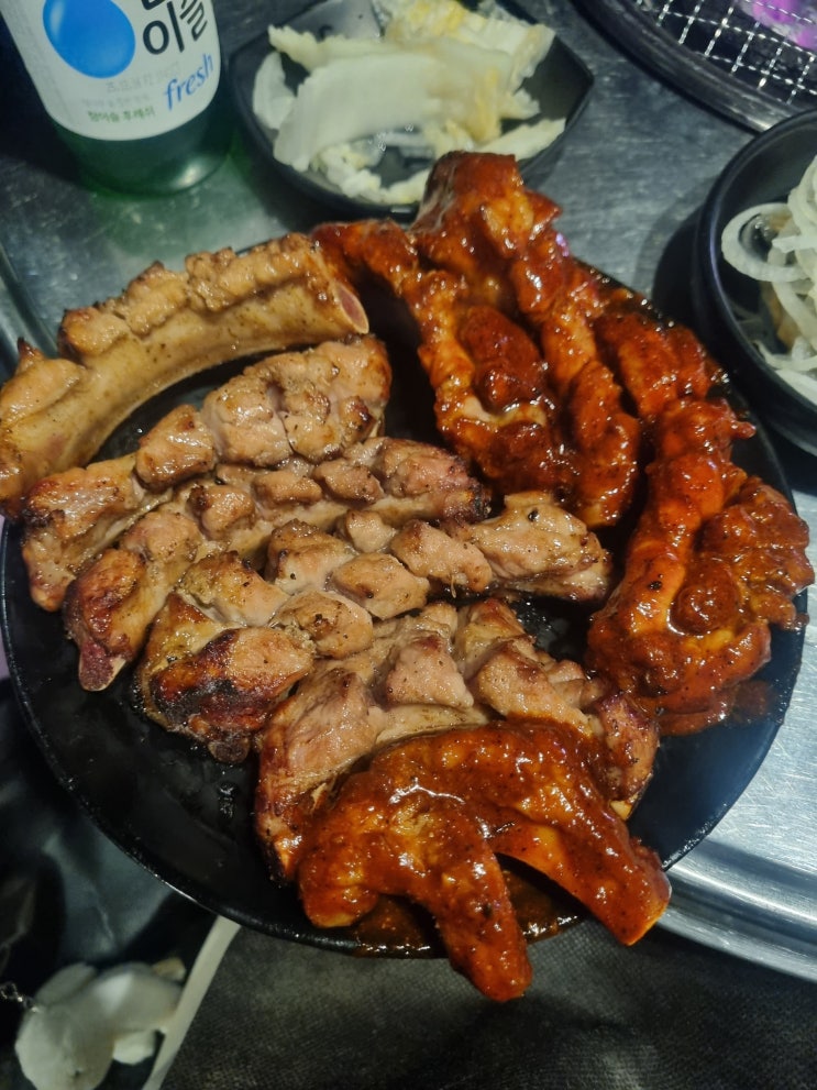  내돈내산 신림 록갈비 후기｜매운맛 주의, 술은 슬러시처럼 시원했던 곳