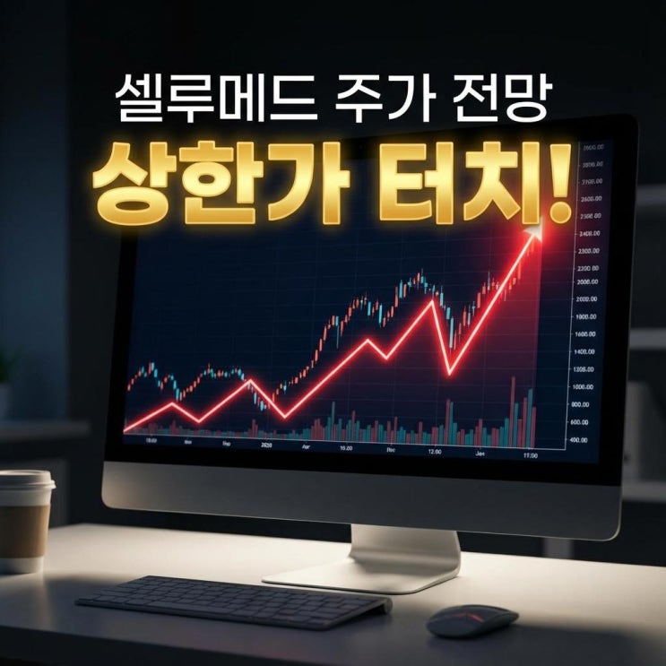  셀루메드 주가 전망 상한가 터치! mRNA 효소와 K-뷰티 의료기기 호재 (2026)