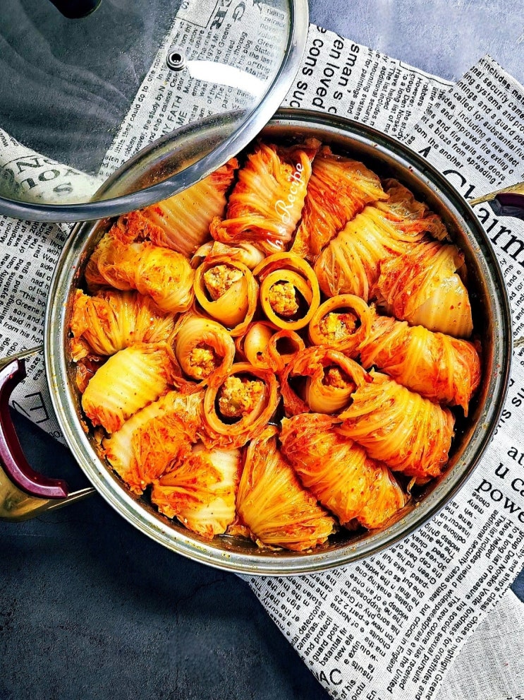  돼지고기 김치찜 레시피 김치말이찜 만드는법 코스트코 고기 다짐육 요리 1등!
