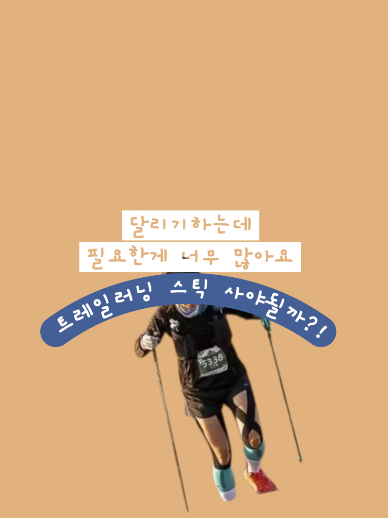 트레일러닝 스틱, 꼭 사야 할까? 무릎 보호와 안전을 위한 선택 가이드