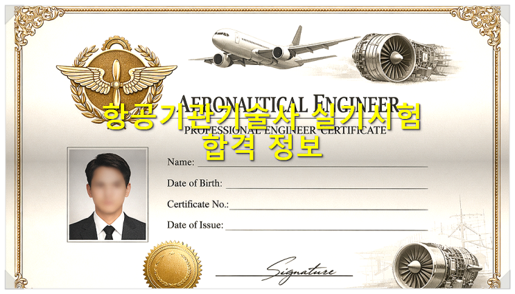  항공기관기술사 실기시험 합격 정보
