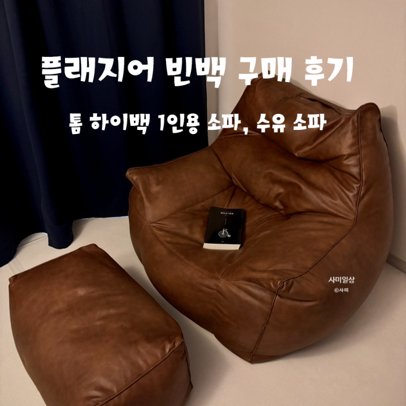 소파 버리고 빈백으로, 플래지어 1인용 빈백 추천