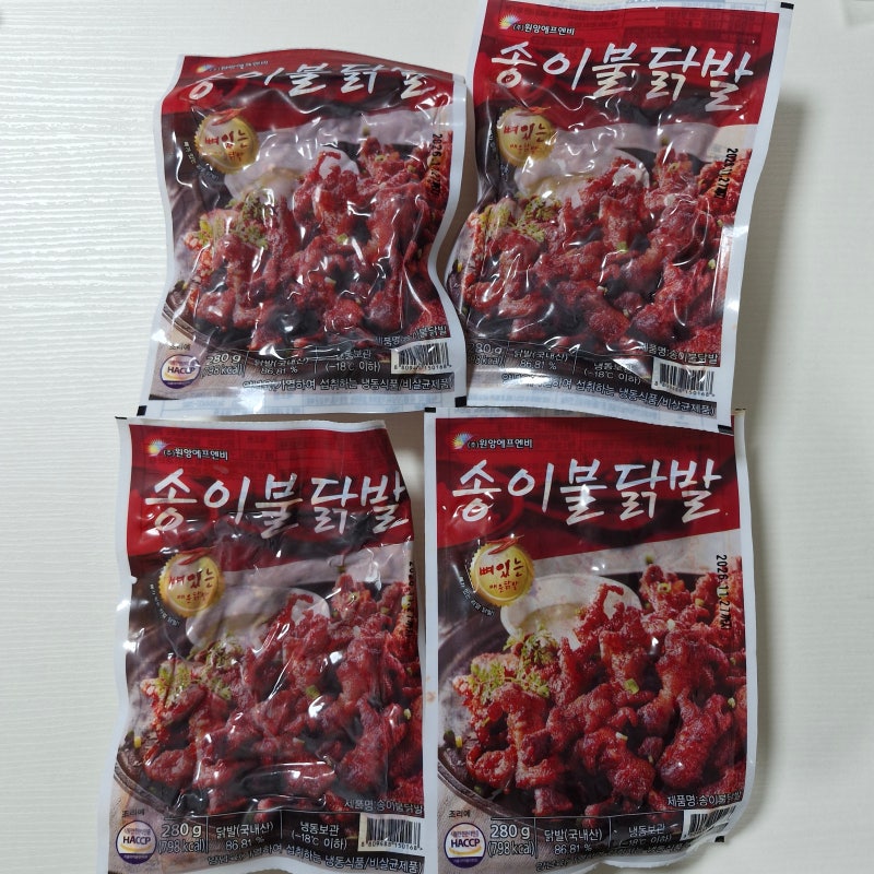 송이불닭발 튤립｜밖에서 사 먹는 맛 그대로 내돈내산 후기